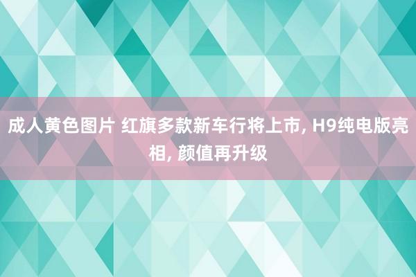成人黄色图片 红旗多款新车行将上市, H9纯电版亮相, 颜值再升级